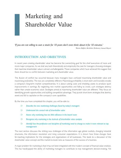 Value-based Marketing: Marketing Strategies for Corporate Growth and Shareholder Value (2nd Edition) - фото 5
