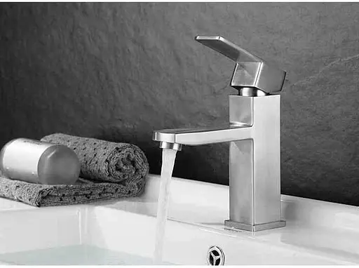 Змішувач для умивальник Ø35 Wezer PRO1-02 1/10 Нержавіюча сталь - фото 2