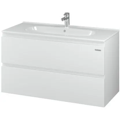 Тумба підвісна Sanwerk Форева Air 101 Білий з умивальником Клеа (MV0000804) Білий - фото 1