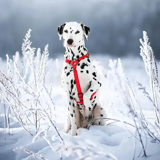 Шлейка для собак Waudog Waterproof водостойкая анатомическая Н-образная с QR-паспортом, пластиковая пряжка-фастекс, М - фото 5