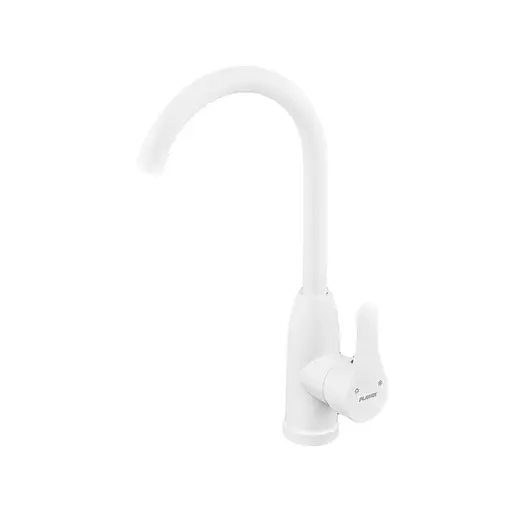 Змішувач для кухні Plamix Diego-011-B white PM0658, Білий - фото 1