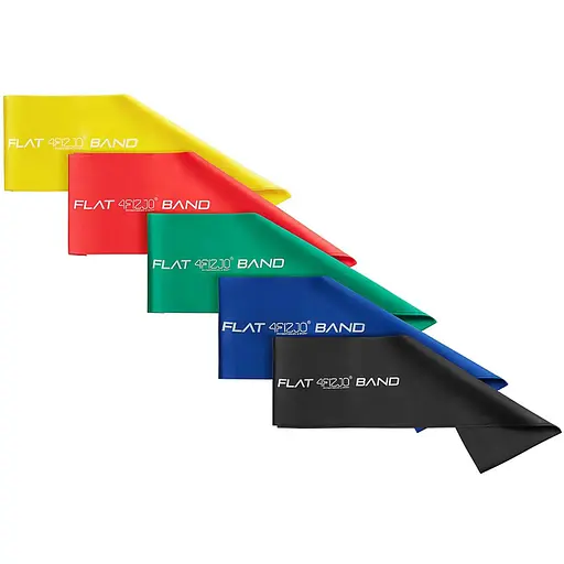Стрічка-еспандер 4Fizjo Flat Band для спорту та реабілітації 200 х 15 cм 1-15 кг 5 шт. 4FJ1127 (P-5907222931127) - фото 1
