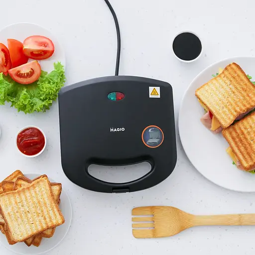 Сендвічниця-гриль MAGIO МG-367,780Вт, панелі з керамічним покриттям - фото 5