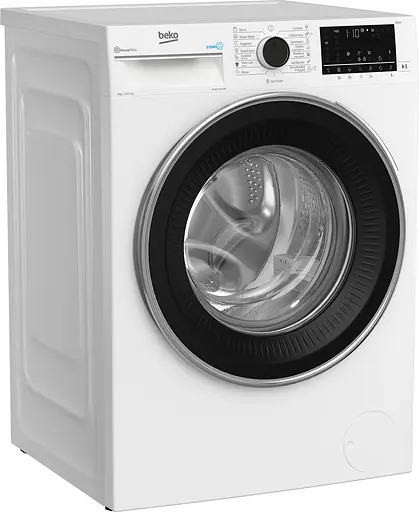 Стиральная машина Beko фронтальная 9кг 1400 A+++ 55см дисплей SMART ПАВ инв. белый - фото 3