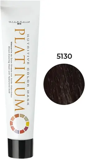 Професійна стійка крем-фарба для волосся HI Hipertin Platinum 5130 глазурований каштан 100 мл - фото 1