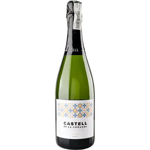 Ігристе вино Castell De La Comanda Cava Brut біле сухе 11.5% 0.75 л (780) - фото 1