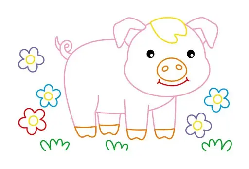 Розмальовка з підказкою. Розумні тваринки - фото 3