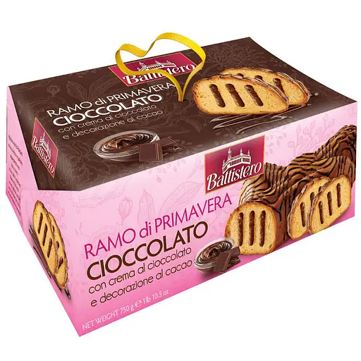 Великодня випічка Battistero Ramo di Primavera з шоколадною начинкою 750 г - фото 1