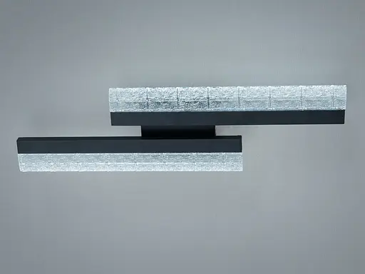 Настінне LED бра Romin планка чорний 16 Вт дві лінії - фото 3