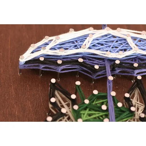 Набор стринг-арт «Тоторо» ABC-025 деревянная основа - фото 4