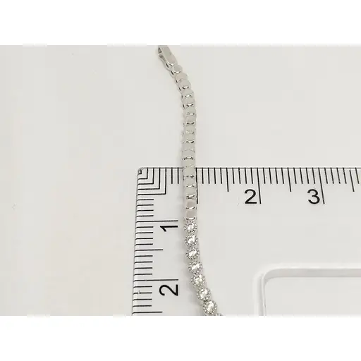 Золотой браслет Favoritum с фианитами. 911206_2Б 17,5 - фото 4