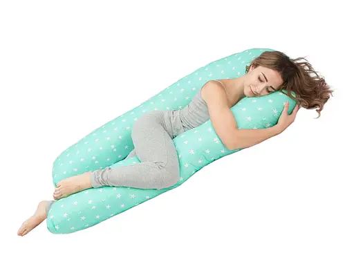 Подушка для вагітних Moontime "Зірки на м*ятному" - фото 1