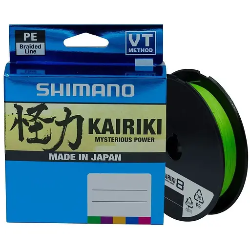 Шнур Shimano Kairiki 8 PE Mantis Green 150 m 0.19 mm 12.0 kg (1013-2266.96.93)
