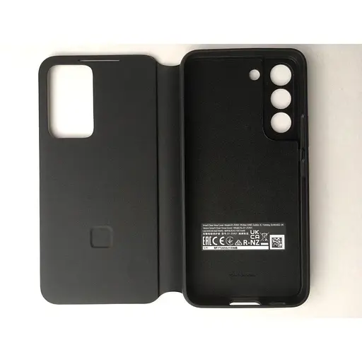 Оригинальный чехол-книжка Samsung для Galaxy S22 5G S-View Clear View Cover Smart (6.1") Черный - фото 6