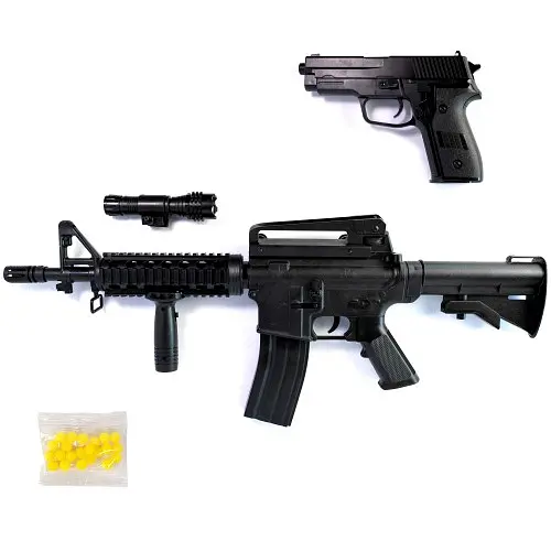 Пластикова гвинтівка VIGOR з ліхтариком та пістолетом 9903