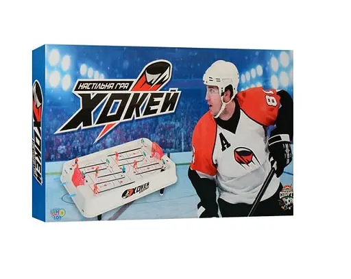 Хокей 0701 на штангах, на ніжках (5,5см), 51-28-15см, шкала ведення рахунку, в коробці (6903107936019) - фото 1