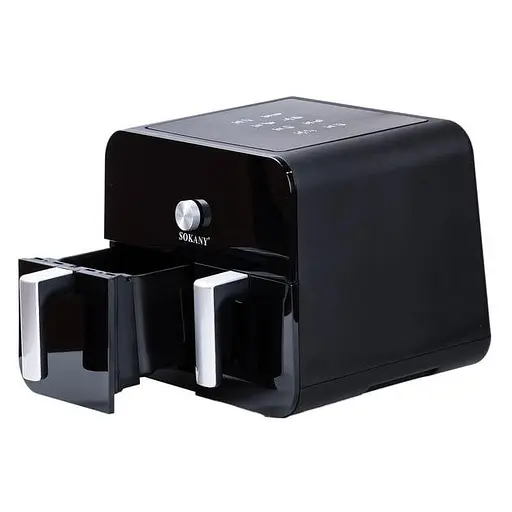 Аэрофритюрница Sokany SK-10008, 10 л Черный 2400 Вт - фото 3