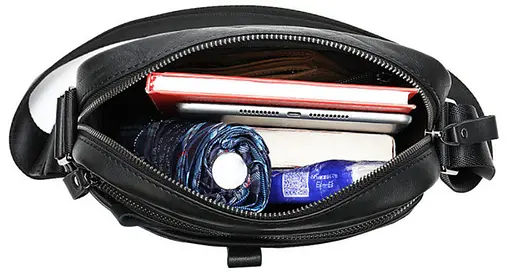 Чоловіча шкіряна сумка Vintage 21х23х5,5 см sum0012812 - фото 6