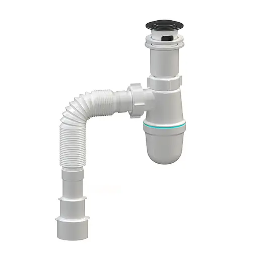 Раковина накладна Adamant FLATE 60, прямокутна, з сифоном Click-Clack + змішувач (4824296207701) - фото 7