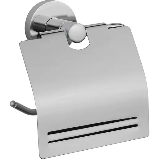 Тримач туалетного паперу з кришкою VBI Venus nickel VBI-040013NI Никель - фото 1