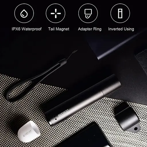 Ліхтарик BEEBEST Zoom Flashlight Black (FZ101) [33862] - фото 7