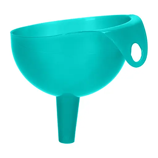 Лейка сливная воронка пластмассовая на банку, Kitchette Бирюзовый 86374 - фото 1