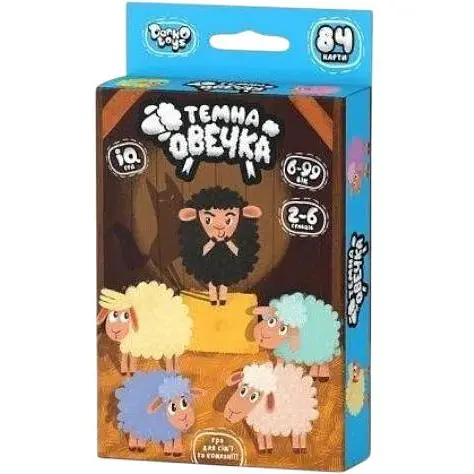 Розважальна та розвивальна настільна гра Danko Toys Темна овечка TO-01-01U (2000990281722) - фото 1