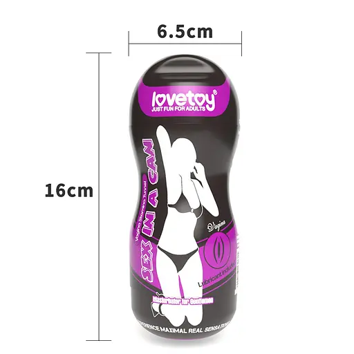 Мастурбатор Lovetoy Sex In A Can Vagina Stamina Tunnel тілесний - фото 2