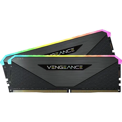 Модуль пам'яті для комп'ютера DDR4 32GB (2x16GB) 3600 MHz Vengeance RGB RT Black Corsair (CMN32GX4M2Z3600C18) - фото 5