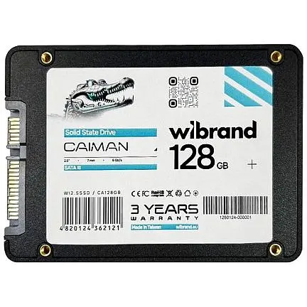 SSD диск Wibrand Caiman 128GB 2.5 (WI2.5SSD/CA128GB) - фото 2