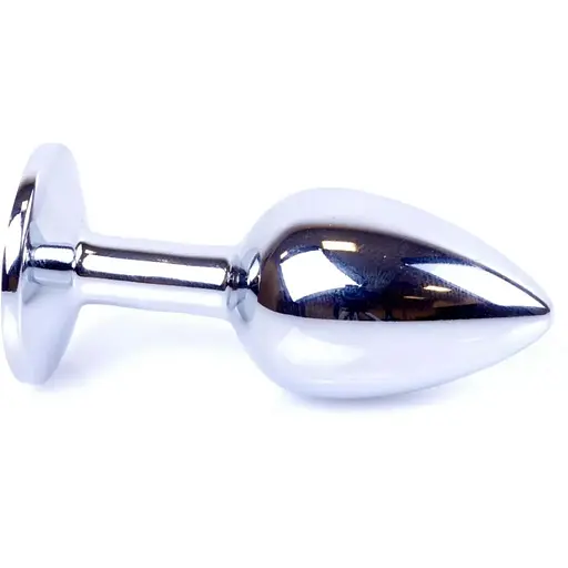 Анальна пробка Boss Of Toys Boss Series - Jewellery Silver Plug Red S, BS6400016, Срібний / Червоний - фото 5