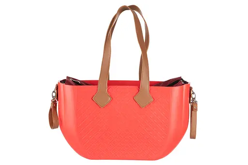 Сумка MyMia ручки эко-кожа, коврик, ремни для коляски, красно-коричневый Nuvita det0018670 - фото 3