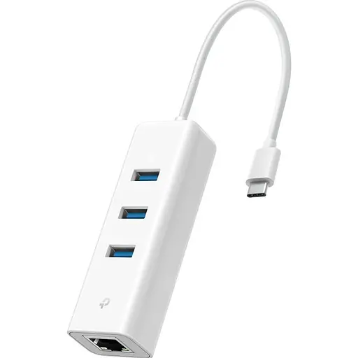 USB-Хаб TP-Link USB Type-C / Gigabit Etherne t та 3-портовий USB3.0 (UE330C) - фото 1