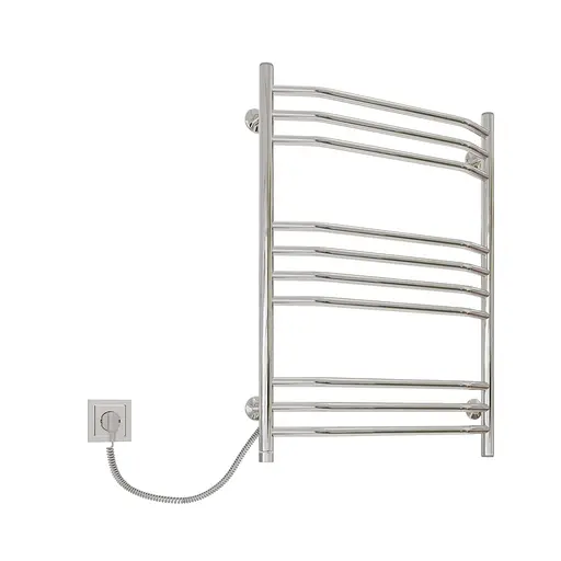 Электрический полотенцесушитель Kosser Трапеция Элит 800x600/11 EL ДТЕ05EL, Хром, Левое - фото 1