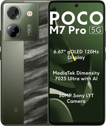 Смартфон Xiaomi POCO M7 PRO 5G 8/256GB Green Global Version