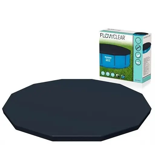 Защитное покрытое Bestway Чехол защитный для бассейна круглого 58037 366 см.
