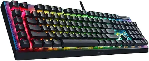 Клавиатура Razer BlackWidow V4 X Yellow Switch FORTNITE USB Black (RZ03-04703600-R3M1) - фото 4