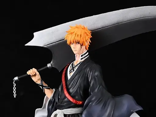 Коллекционная фигурка  Блич Ичиго Куросаки Bleach Kurosaki Ichigo со сменной головой 33 см CH B KI 33 - фото 6