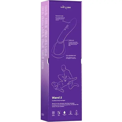 Вібромасажер We-Vibe Wand 2 Purple - фото 9