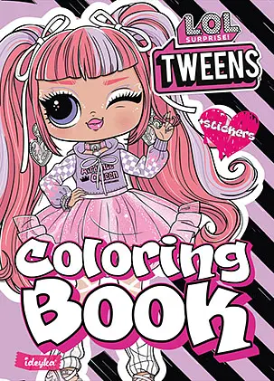 Раскраска со стикерами Tweens Ali Dance