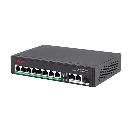 PoE-коммутатор неуправляемый 11-портовый ONV-H1108PFD с 8 портами PoE (73-00061)
