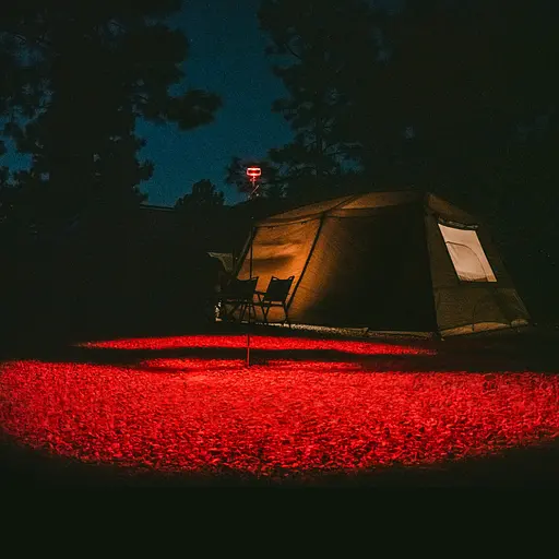 Фонарь прожектор Naturehike CNK2300012 с белым и красным светом Коричневый - фото 4