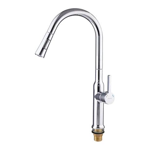 Смеситель для кухни с выдвижным изливом Mixxus Premium PULL 014 MI6958 Хром - фото 3