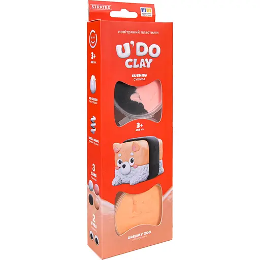 Набор для лепки Strateg U'DO Clay Липотусики Сушиба (31078) - фото 1
