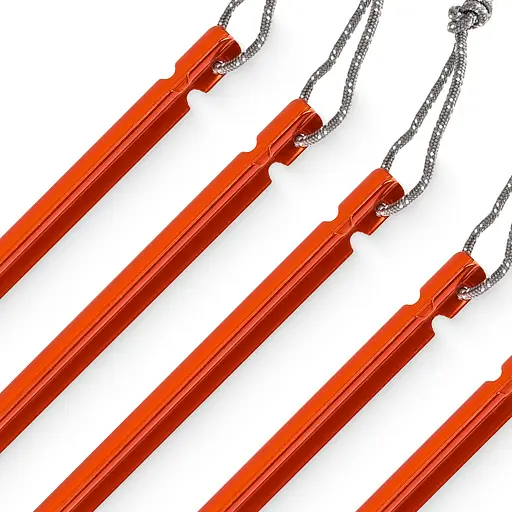 Набір кілочків для намету Mountain Goat алюмінієві 15 см, Y-подібні 10 шт (P-5905973406888) - фото 8