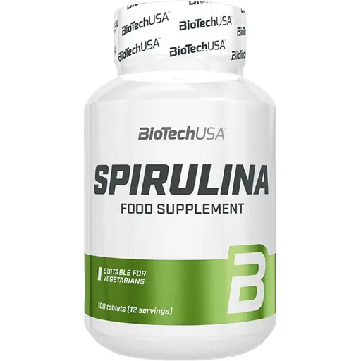 Спирулина BiotechUSA Spirulina 100 таблеток - фото 1