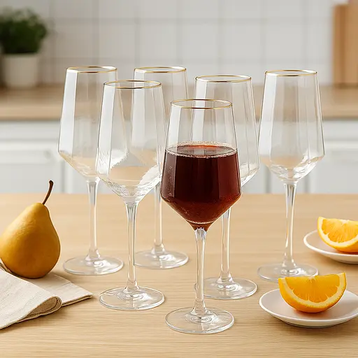 Бокал для вина "Crysta" 550 мл. Бокал прозрачный для вина [MD] - фото 3