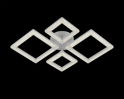 LED Стельова Люстра 2188-2+2C (Білий)