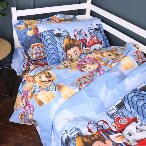 Підковдра MirSon Kids Time Paw Patrol Team бязь 110х140 см (2200011446844)