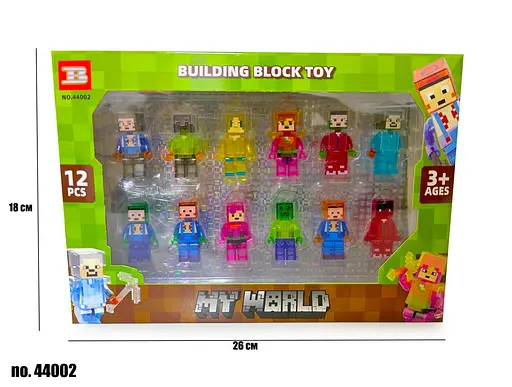 Набір фігурок Майнкрафт, 44002 - фото 2